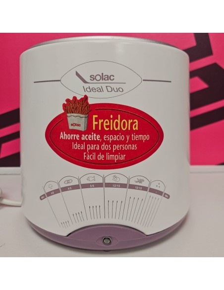 8-8-76430-5-Freidora Solac Ideal Duo (Nueva)