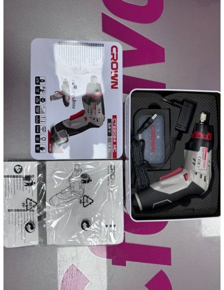 7-7-85528-1-Taladro A Bateria Crow Ct22024 Mc 3.6v 1,5ah