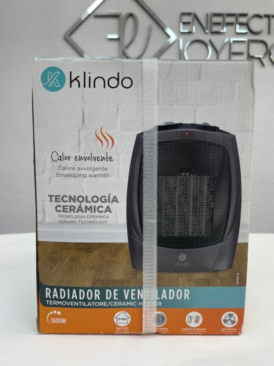1-1-270078-4-Termoventilador Klindo Ceramica (Sin Uso)