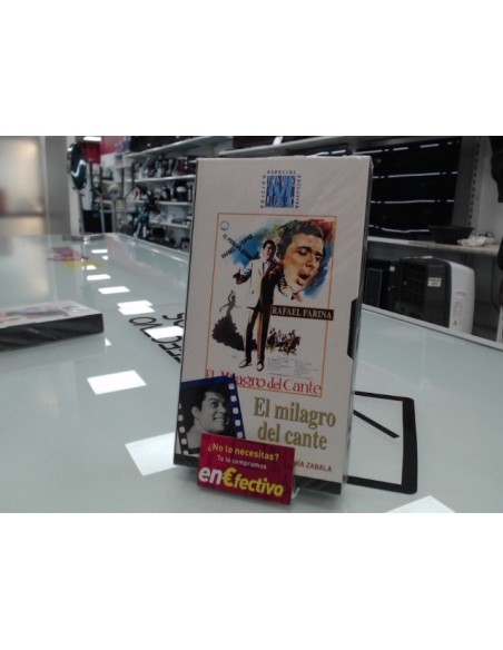 6-6-167813-1-Cine, DVD y películas VHS Rafael Farina el milagro del cantante (Precintada)