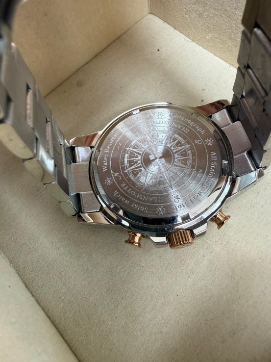 8-8-76484-6-Reloj Pulsera Caballero Lanscotte Solar 316L