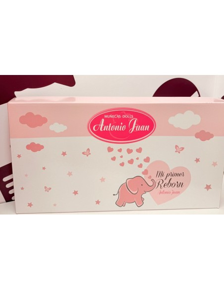 8-8-76576-3-Muñecas Mi Primer Reborn Martina Yogi Pink Nueva