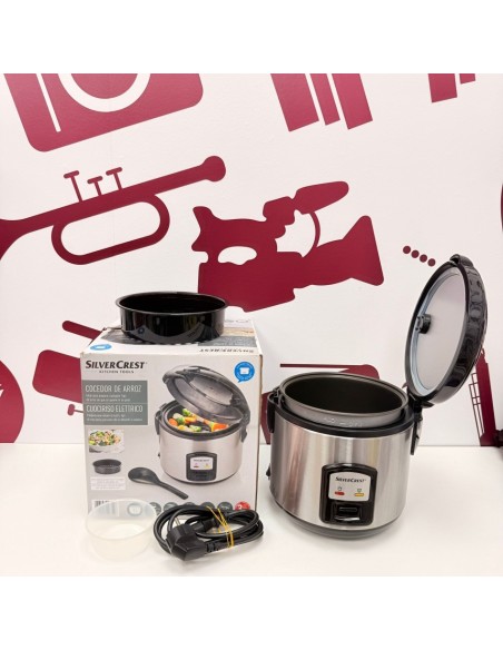 8-8-76580-1-Cocedor Arroz Olla Arrocera Silvercrest 400W