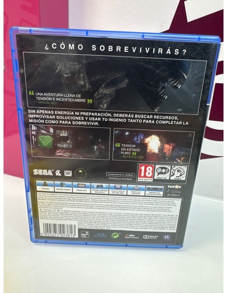 9-9-74752-3-Videojuego PS4 Alien I Solation 