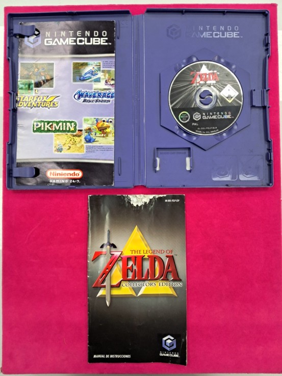 6-6-167932-2-Videojuego GameCube Legend of Zelda Collectors Edition 