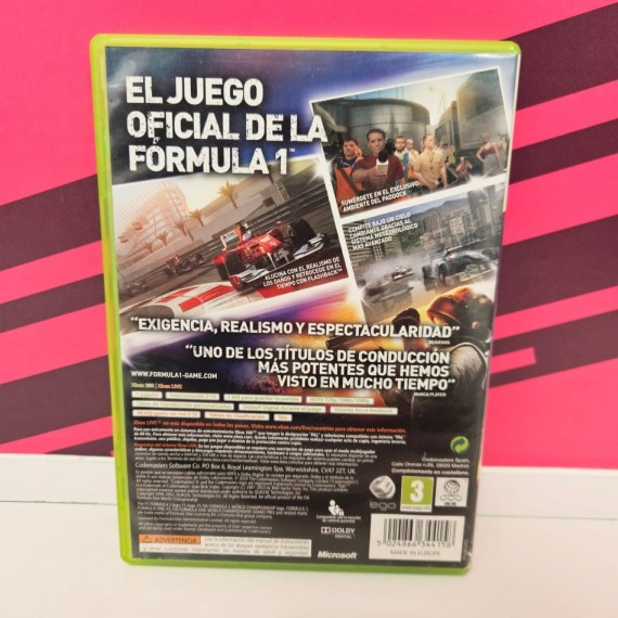 8-8-76817-2-Videojuego Xbox 360 F1 2010