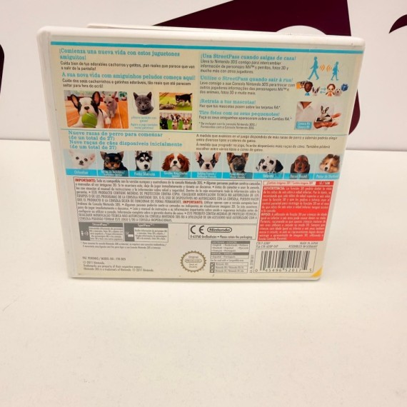 8-8-76640-3-Videojuego Nintendo DS Nintendogs Cats: Bulldog Francés y Nuevos Amigos