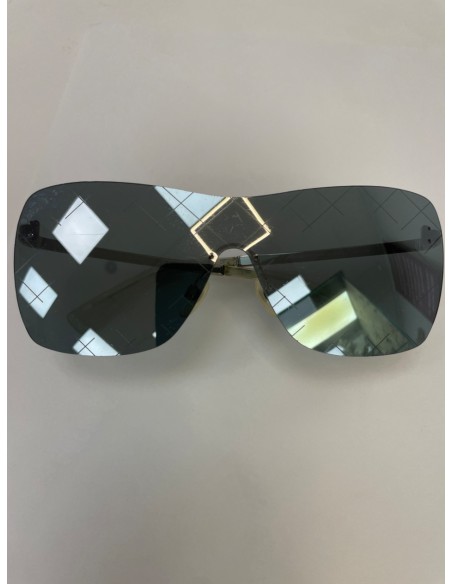 1-1-263909-1-Gafas De Sol Señora CHANEL MASK AIRLINE RUNWAY 4215 GAFAS DE SOL ACERO Negro 