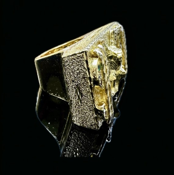 1-1-149913-7-Anillo plata bañado en oro 18K Dolar Aguila Piedras