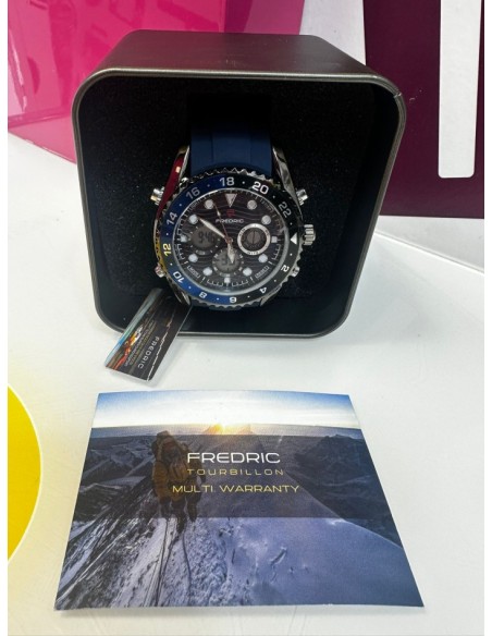 9-9-74145-2-Reloj pulsera caballero frederic 1 60s dual time 