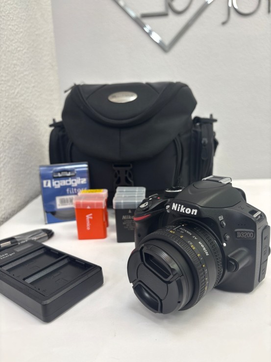 1-1-270342-1-Cámara Digital Réflex Nikon D3200 Objetivo 50mm