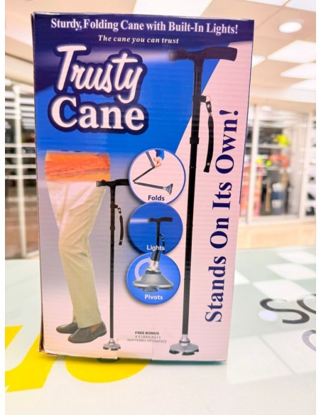 8-8-76715-6-Bastón Bastón Plegable con Luces