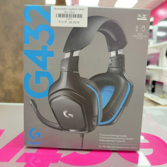 7-7-85940-1-Auriculares Logitech G432 (Sin Uso)