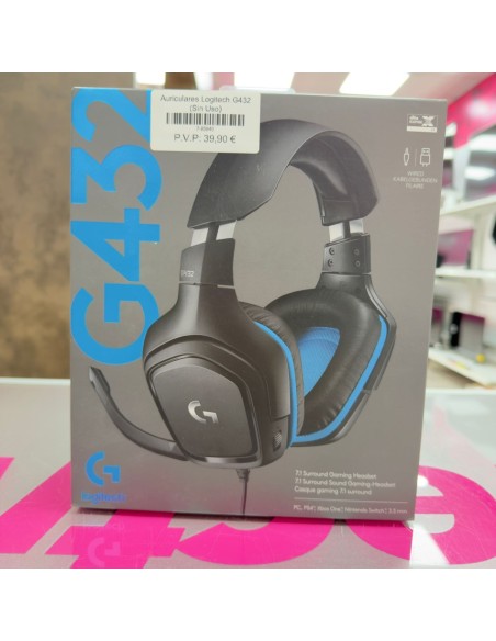 7-7-85940-1-Auriculares Logitech G432 (Sin Uso)