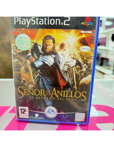 7-7-85867-1-Videojuego PS2 El señor de los anillos El retorno del rey