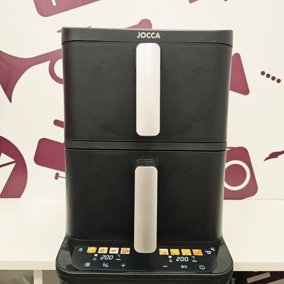 8-8-76806-1-Freidora freidora de aire jocca 2814 doble cesta (10L) 2200w