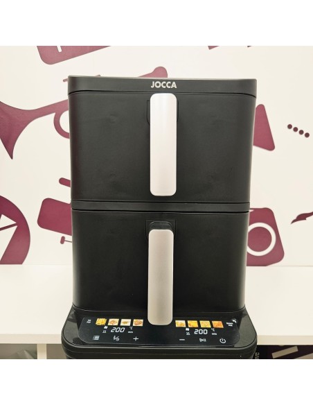 8-8-76806-1-Freidora freidora de aire jocca 2814 doble cesta (10L) 2200w