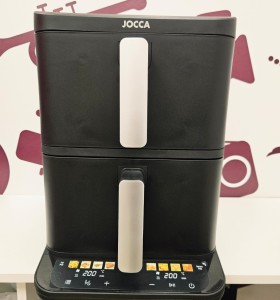 8-8-76806-1-Freidora freidora de aire jocca 2814 doble cesta (10L) 2200w 2