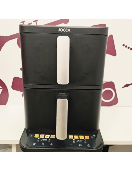 8-8-76806-2-Freidora freidora de aire jocca 2814 doble cesta (10L) 2200w