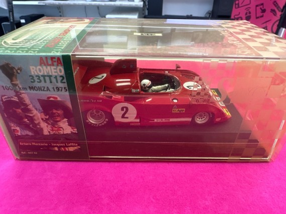 6-6-168019-1-Vehiculo Juguete Scalextric Alfa Romeo 33TT12 1º 1000Km Monza 1975