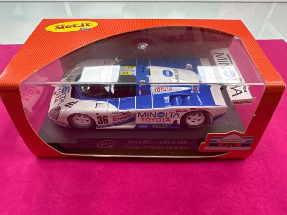 6-6-168016-1-Vehiculo Juguete Scalextric Toyota 88c- Le mans 1988