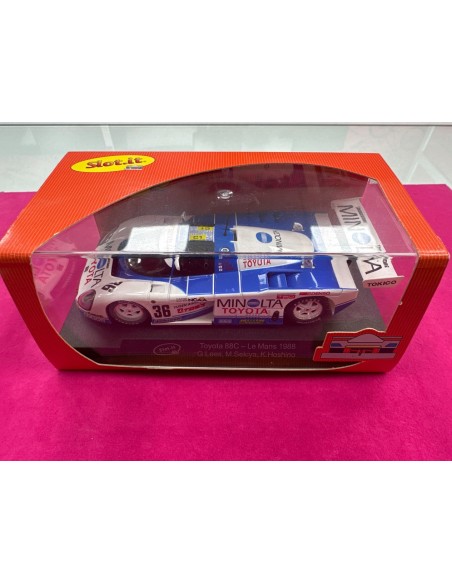 6-6-168016-1-Vehiculo Juguete Scalextric Toyota 88c- Le mans 1988