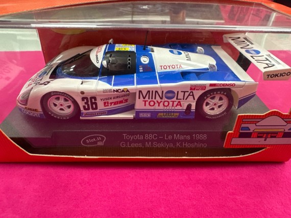 6-6-168016-2-Vehiculo Juguete Scalextric Toyota 88c- Le mans 1988