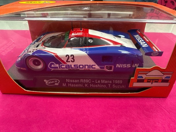 6-6-168017-2-Vehiculo Juguete Scalextric Nissan R89C - Le mans 1989