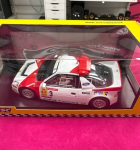 6-6-168014-1-Vehiculo Juguete Scalextric Model Slot Competition Ford RS Marlboro Principe Asturias 1986