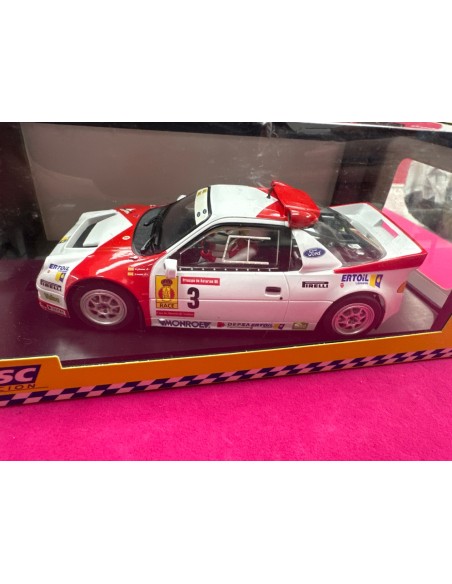 6-6-168014-2-Vehiculo Juguete Scalextric Model Slot Competition Ford RS Marlboro Principe Asturias 1986