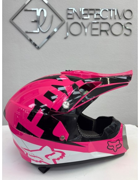 1-1-270418-5-Casco Off Road Fox Fmvss 218Dot Talla S Rosa
