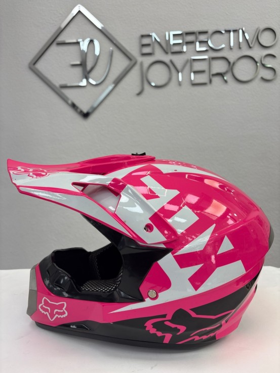 1-1-270418-6-Casco Off Road Fox Fmvss 218Dot Talla S Rosa