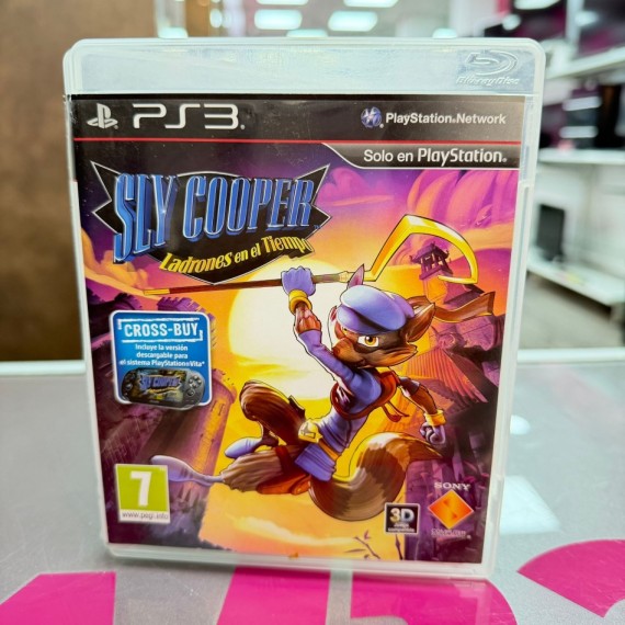 7-7-86024-1-Videojuego PS3 Sly Cooper Ladrones en el Tiempo 