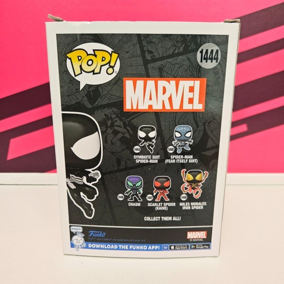 8-8-76984-3-Juguetes Funko POP Marvel SYMBIOTE SUIT SPIDER-MAN 1444