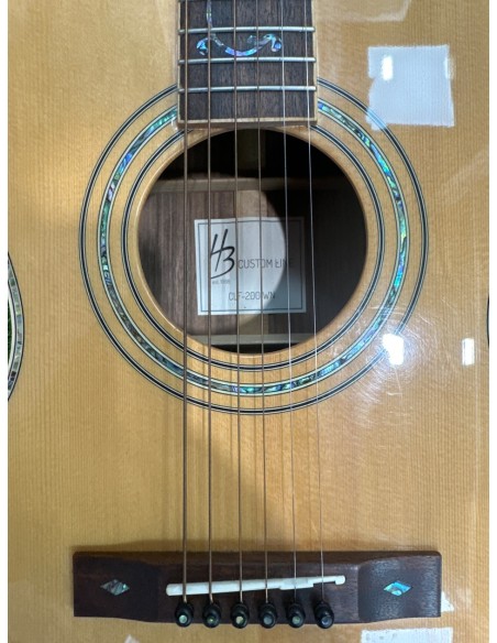 6-6-168071-4-Guitarra Acustica Harley Benton CLF-200 WN