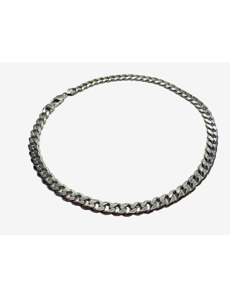 1-8-75247-1-Cadena de eslabones tipo cubana de plata de ley 925