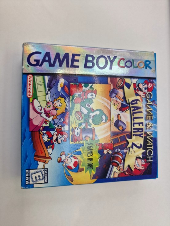1-9-64532-1-Videojuego Gameboy color Game Watch Gallery 2 repro