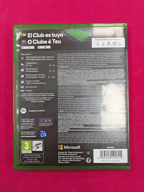 6-6-168109-2-Videojuego Xbox Series X FC 26