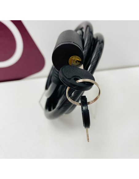 8-8-76885-2-Candado Para bicicleta, patinete, moto. con llaves