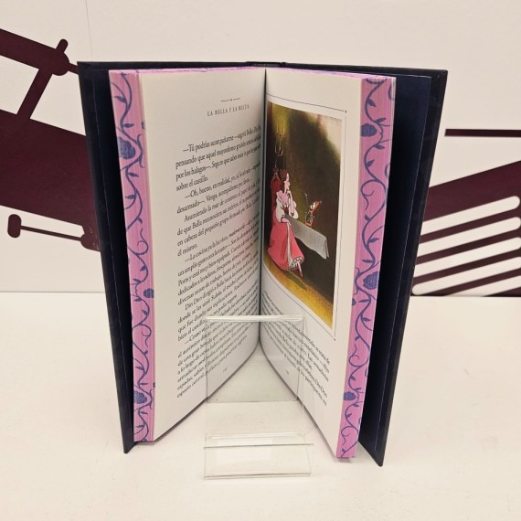 8-8-77053-3-Libro La bella y la bestia Disney (NUEVO)