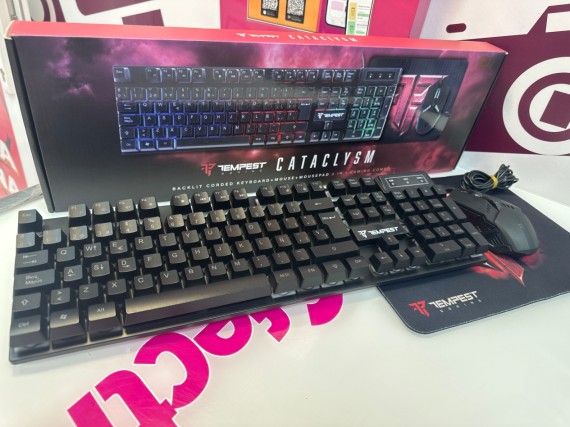 9-9-76676-1-Kit Teclado Y Ratón Tempest Cataclyms