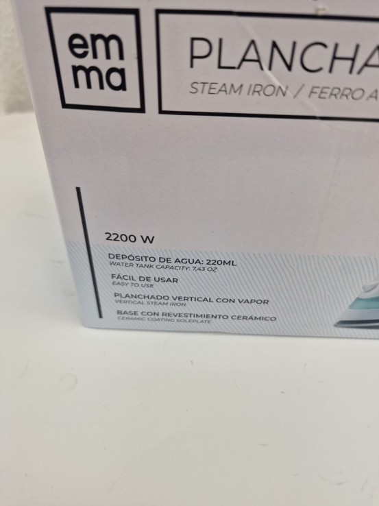 1-1-270690-4-Plancha Vapor Emma 2200W