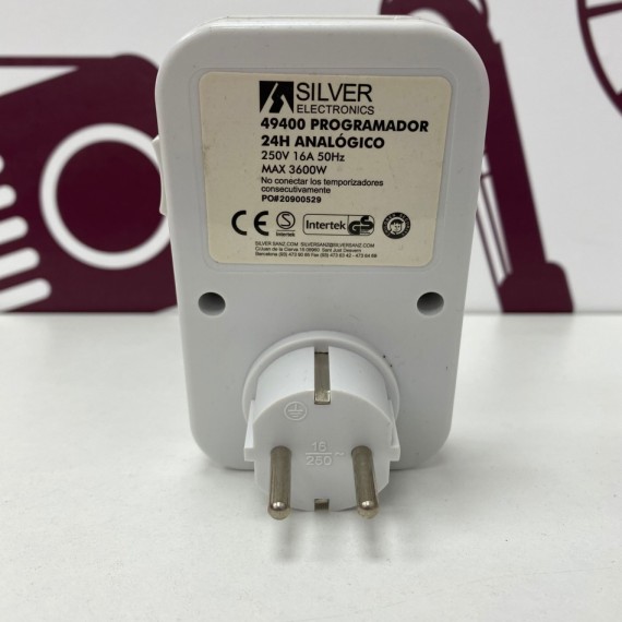 8-8-77071-2-Hogar y complementos Programador de Encendido Silver