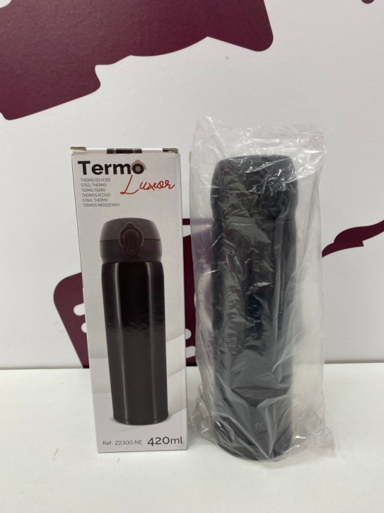8-8-76955-2-Termo Bebidas de acero inoxidable Luxor de 420 ml