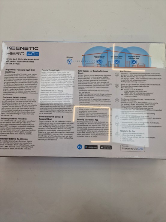 1-1-261061-2-Router Cable Keenetic Hero 4G AX1800 (Sin Uso)