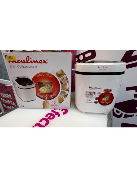 9-9-76589-3-Cocina Panificadora Moulinex 1kg 12 Programas B13-a 610-720w