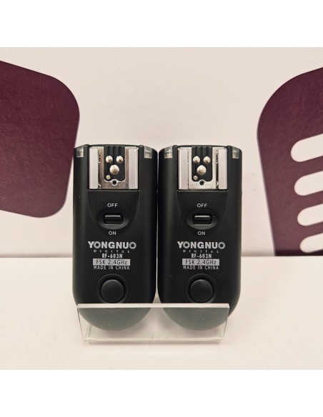 8-8-67919-1-2 unds Disparador inlámbrico YONGNU RF-603N (for Nikon)