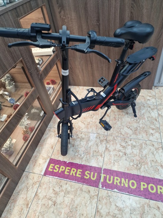 1-1-270785-1-Bicicleta Electrica Mini Roja Negra Y1S