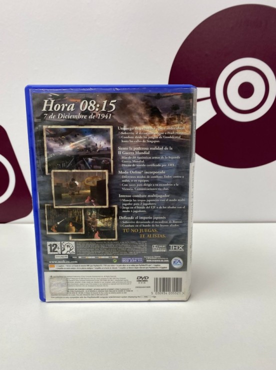 8-8-77100-3-Videojuego PS2 Medal of Honor: Rising Sun