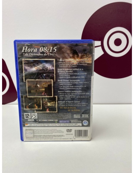 8-8-77100-3-Videojuego PS2 Medal of Honor: Rising Sun